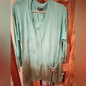 Stylish Mint Green Women's Tunic